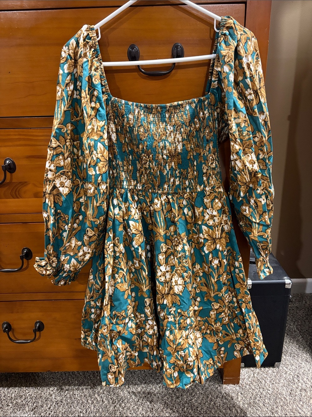 Fall floral dress